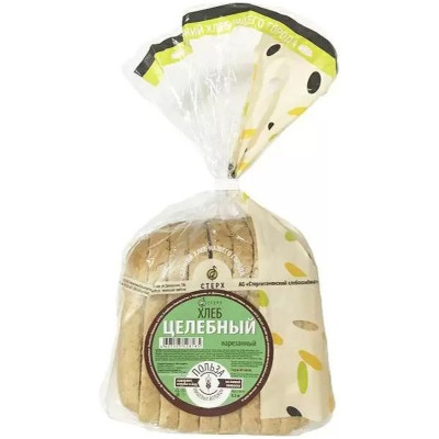 Хлеб Стерх Целебный ржано-пшеничный без сахара нарезка, 300г