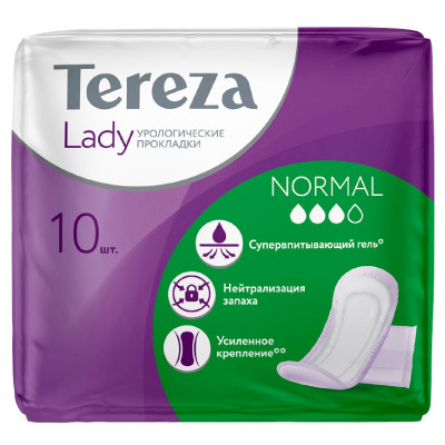 Прокладки Tereza Lady Normal урологические, 10шт