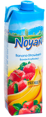 Нектар Noyan Premium клубника-банан, 1л