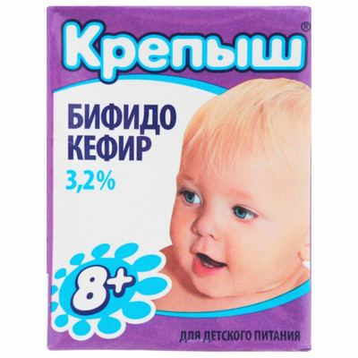 Бифидокефир Крепыш с 8 месяцев 3.2%, 200г