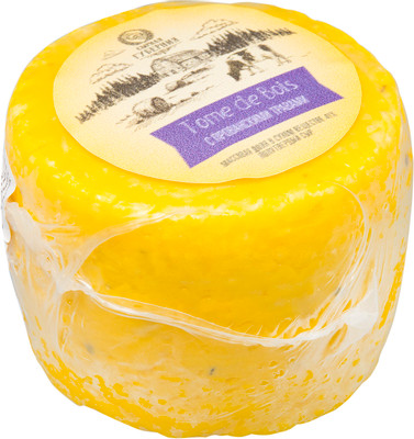 Сыр полутвёрдый фермерский Сырная Губерния Том де буа с прованскими травами 41%