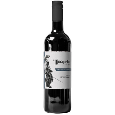 Вино Lе Musqueter Grenache Syrah Merlot красное сухое 14%, 750мл