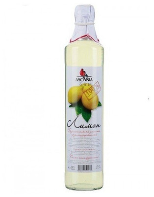 Напиток безалкогольный Ascania лимон газированный, 500мл