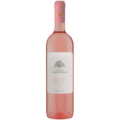 Вино Chateau le Grand Vostock Пино Гри Резерв розовое полусухое 14%, 750мл
