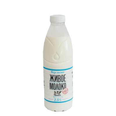 Молоко Козельский МЗ пастеризованное 2.5%, 930мл