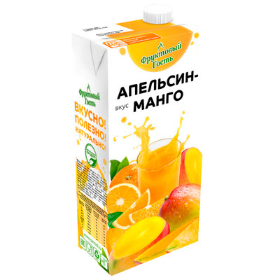 Напиток сывороточный Фруктовый Гость Апельсин-Манго 0 , 950мл