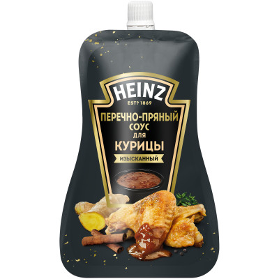 Соус Heinz перечно-пряный для куриных крылышек деликатесный, 230мл