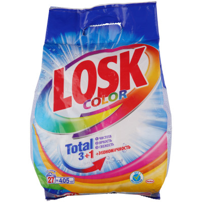 Порошок Losk Active-Zyme 6 Color стиральный, 4.05кг