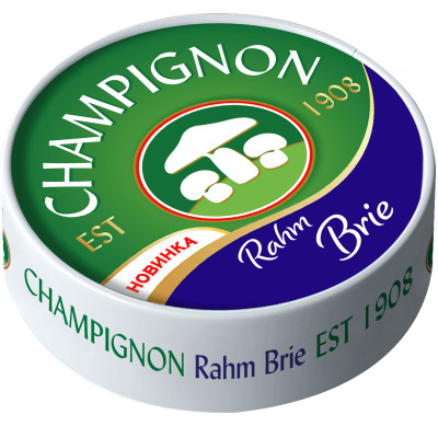 Сыр сливочный Champignon Бри с белой плесенью 60%, 125г