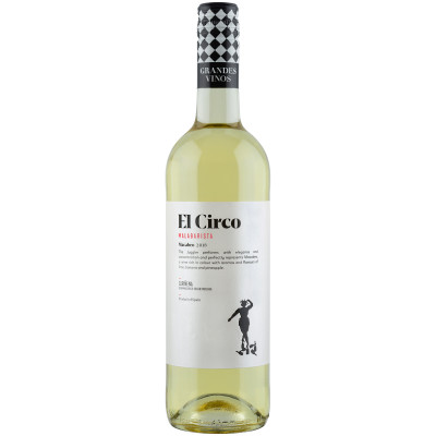 Вино El Circo Макабео белое сухое 12.5%, 750мл