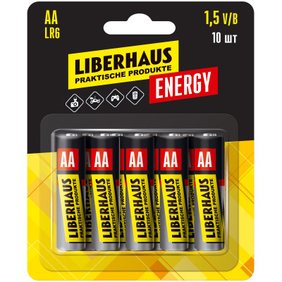 Батарейки Liberhaus Energy АА, 10шт