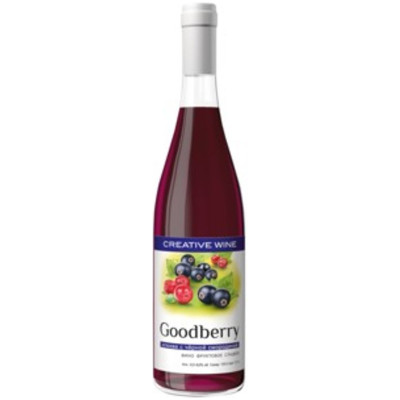 Вино Goodberry Клюква с Черной Смородиной фруктовое сладкое 8.5-9%, 700мл