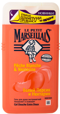 Гель Le Petit Marseillais для душа Белый персик и нектарин, 250мл