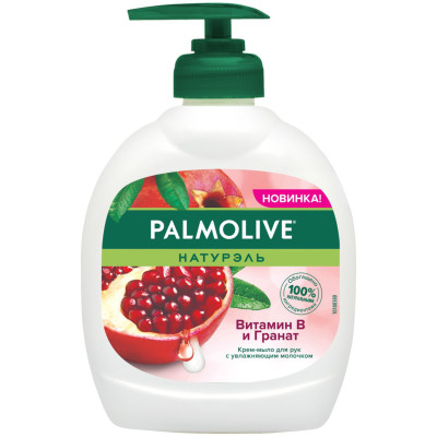 Жидкое крем-мыло для рук Palmolive Натурэль Витамин B и Гранат, 300мл