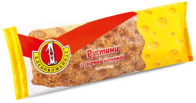 Рустини Первый хлебокомбинат с кунжутом и сыром, 130г