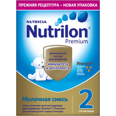 Смесь Nutrilon 2 Premium молочная с 6 месяцев, 350г