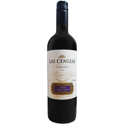 Вино Las Cenizas Carmenere красное сухое 12%, 750мл