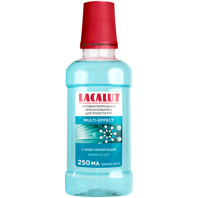 Ополаскиватель для полости рта Lacalut Multi-effect антибактериальный, 250мл