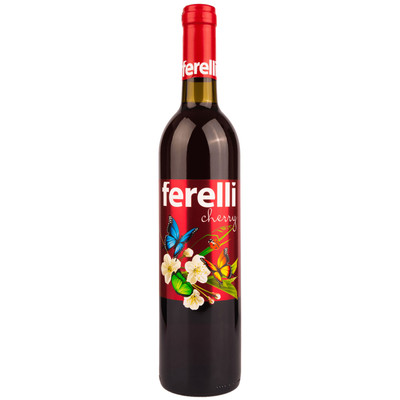 Вино Ferelli Вишневое фруктовое полусладкое, 700мл