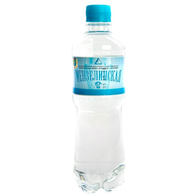 Вода Мензелинская артезианская питьевая 1 категории газированная, 500мл