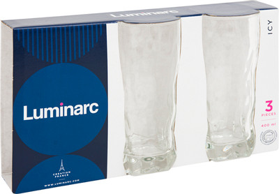 Набор стаканов Luminarc Айси высоких, 3х400мл