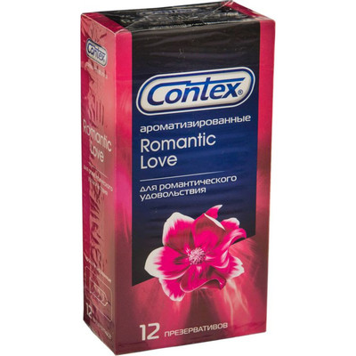 Презервативы Contex Romantic Love ароматизированные, 12шт
