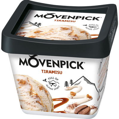 Мороженое Movenpick Tiramisu 14.6%, 810мл