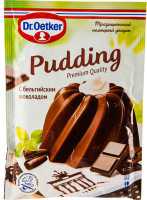 Пудинг Dr.Oetker с бельгийским шоколадом, 54г