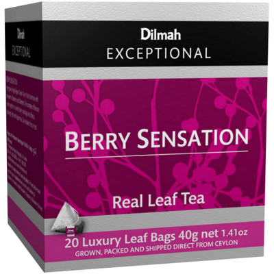 Чай Dilmah Exceptional Berry Sensation чёрный ярлык, 20x2г