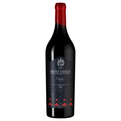 Вино Имение Сикоры Каберне Совиньон красное сухое 14%, 750мл