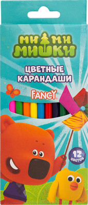 Набор карандашей Fancy Action! цветных 12 цветов