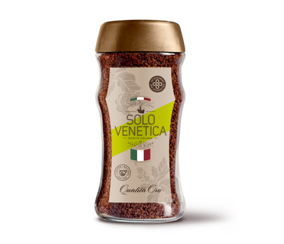Кофе Solo Venetica Qualita Oro натуральный растворимый сублимированный, 190г
