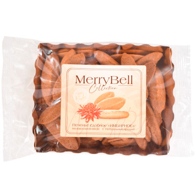 Печенье Merrybell Collection имбирное сдобное на кокосовом масле, 120г