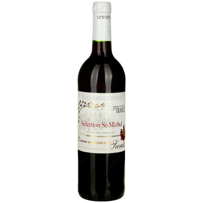 Вино Selection St-Michel красное сухое 9-13%, 750мл