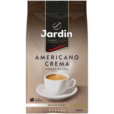 Кофе Jardin Americano Crema жареный в зёрнах, 1кг