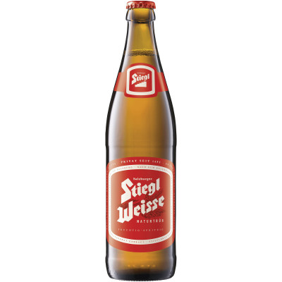 Пиво Stiegl Weisse пшеничное светлое пастеризованное нефильтрованное 5.1%, 500мл