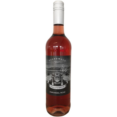 Вино Boardwalk California Zinfandel Rose розовое полусладкое 10.5%, 750мл