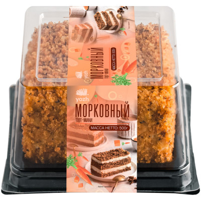 Торт-мини Yozh Морковный, 500г