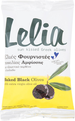 Оливки Lelia Фурнистес сушёные в оливковом масле с косточкой, 275г