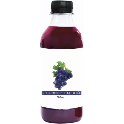 Сок Fizzberry виноградный восстановленный осветлённый, 330мл