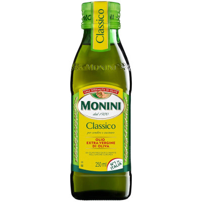 Масло оливковое Monini Classico нерафинированное высшего качества, 250мл