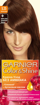 Краска-уход для волос Garnier Color&Shine шоколад 5.35