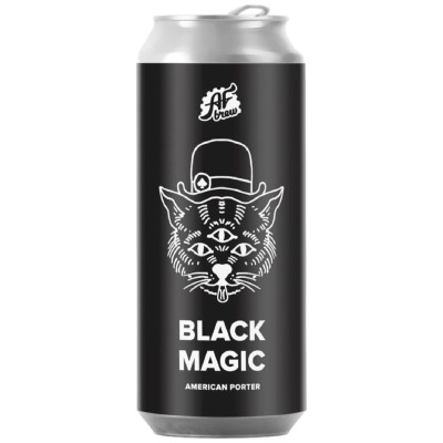 Пиво AF Brew. Black Magic непастеризованное нефильтрованное неосветленное темное 5.8%, 500мл