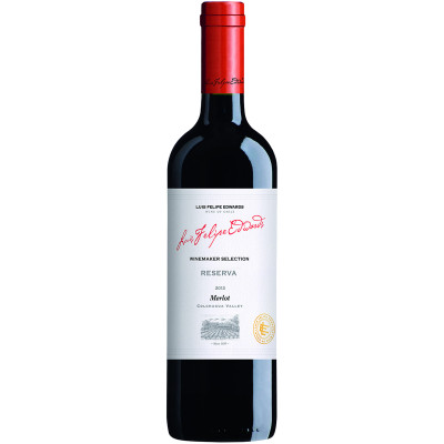 Вино Luis Felipe Edwards Merlot Reserva красное сухое 14%, 750мл
