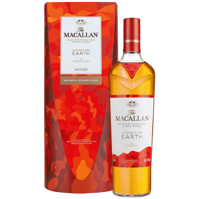 Виски Macallan A Night on Earth In Scotland шотландский односолодовый 40% в подарочной упаковке, 750мл