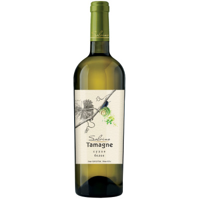 Вино Solvino белое сухое 10-12%, 750мл