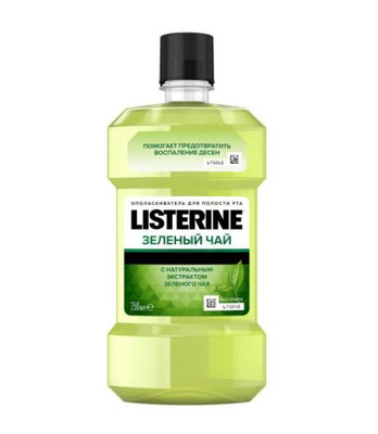 Ополаскиватель для полости рта Listerine зелёный чай, 250мл