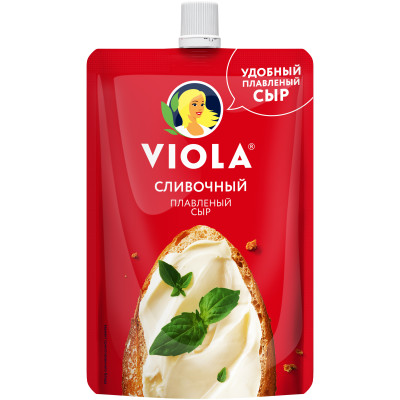 Сыр плавленый Viola Сливочный 45%, 180г