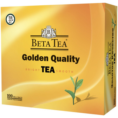 Чай Beta Tea Golden Quality чёрный байховый цейлонский мелколистовой, 100х1,5г