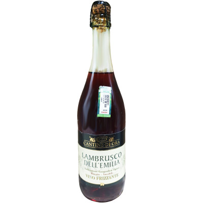Вино игристое Antiche Vigne Ducali Ламбруско Эмилия Амабиле розовое полусладкое 8%, 750мл
